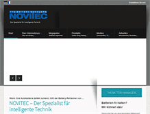 Tablet Screenshot of novitec.de